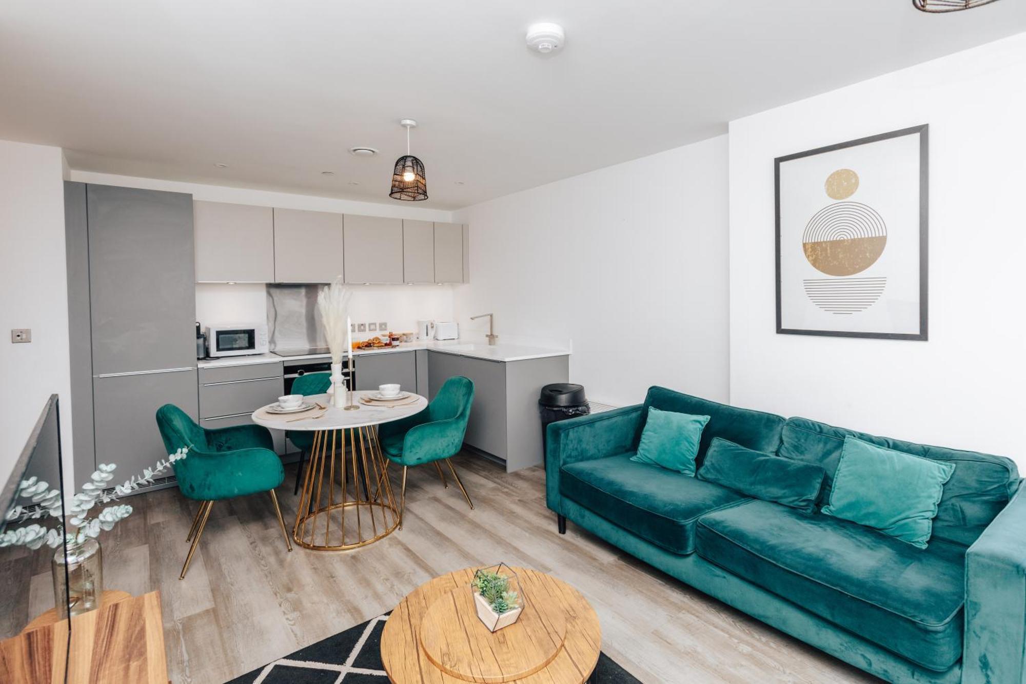 Luxury 2 Bedroom Apartment, Broad Street Birmingam Exterior foto